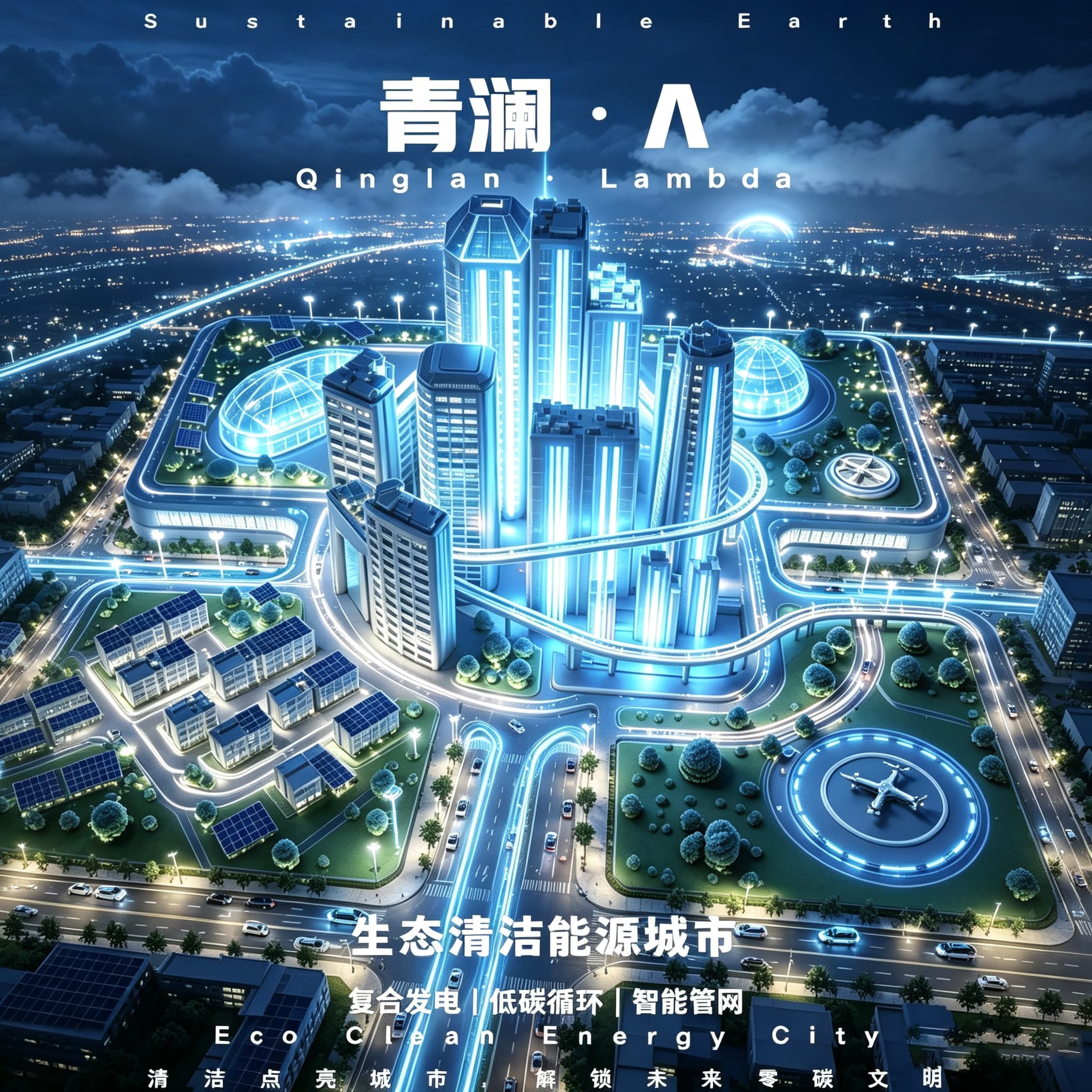 生态清洁能源城市 课包封面