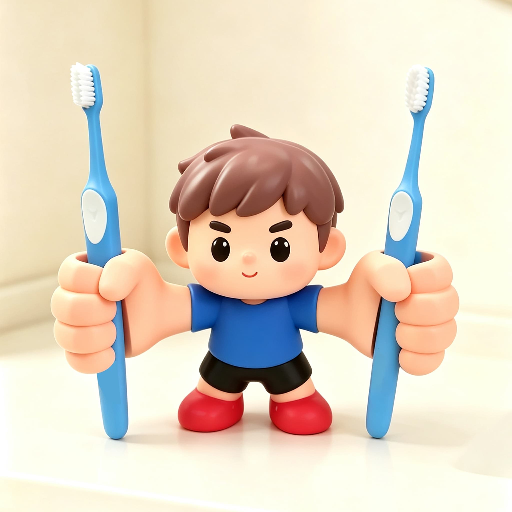 我的大力士3D打印牙刷架 课包封面